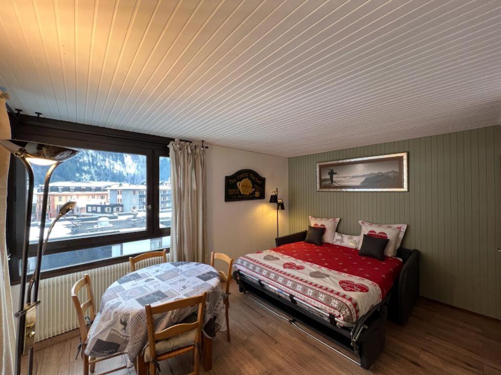 Studio Dent Du Caiman, Chamonix Hyper Centre, Parking, Vue Mont Blanc 外观 照片